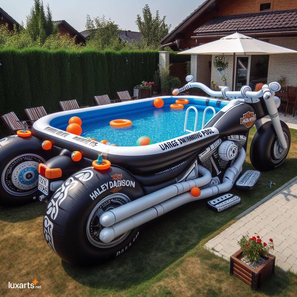 Inflatable Harley Davidson Moto Pool: The Perfect Summer Getaway Vehicle inflatable harley davidson moto pool 6