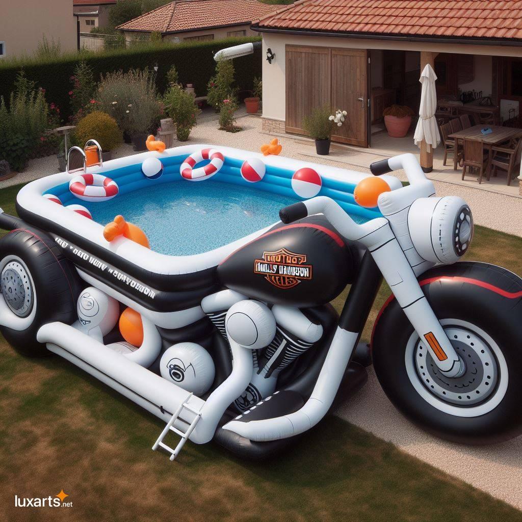 Inflatable Harley Davidson Moto Pool: The Perfect Summer Getaway Vehicle inflatable harley davidson moto pool 7