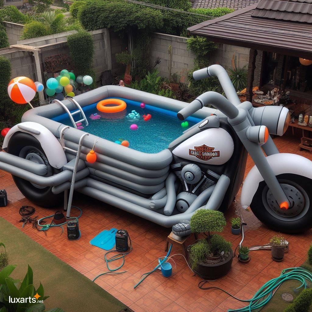 Inflatable Harley Davidson Moto Pool: The Perfect Summer Getaway Vehicle inflatable harley davidson moto pool 9