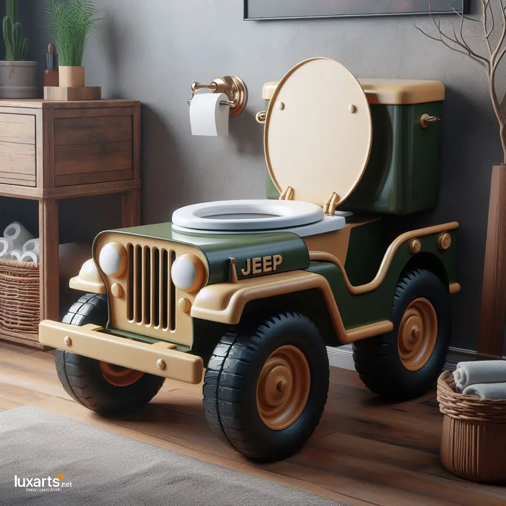 Jeep Car Shaped Toilet: Adventure and Comfort in Every Flush jeep car shaped toilet 1