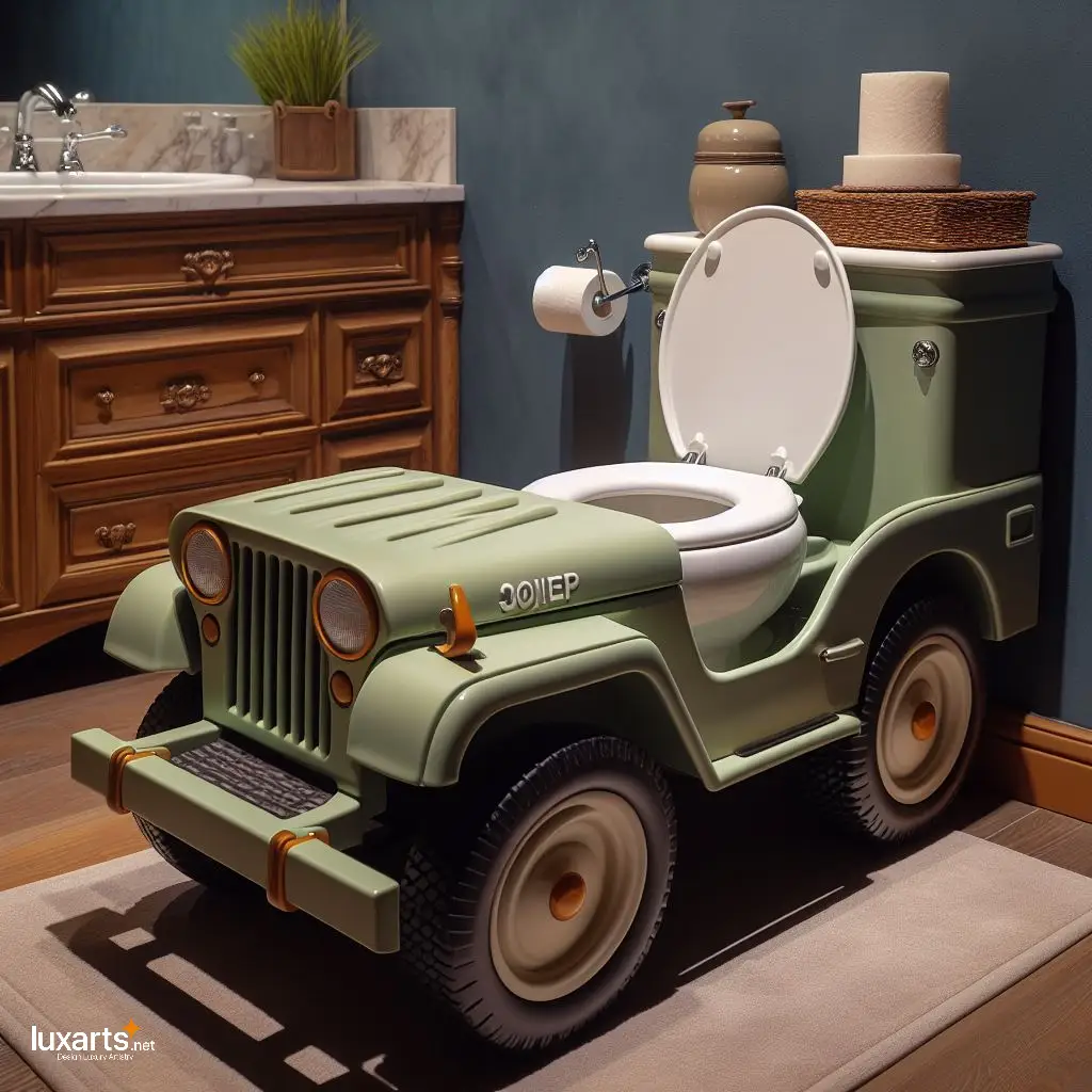 Jeep Car Shaped Toilet: Adventure and Comfort in Every Flush jeep car shaped toilet 10