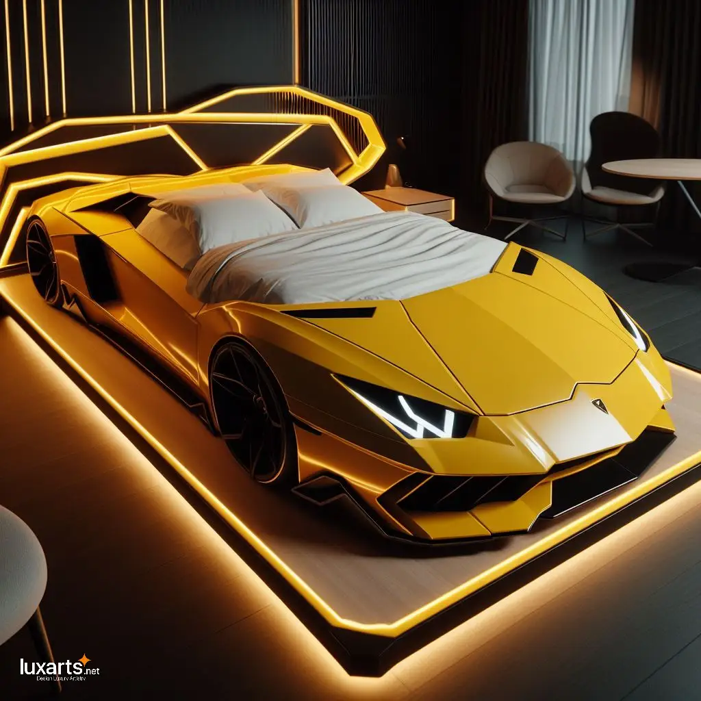 Lamborghini Car Shaped Bed: Drift into Dreamland with Exotic Style lamborghini bed 3