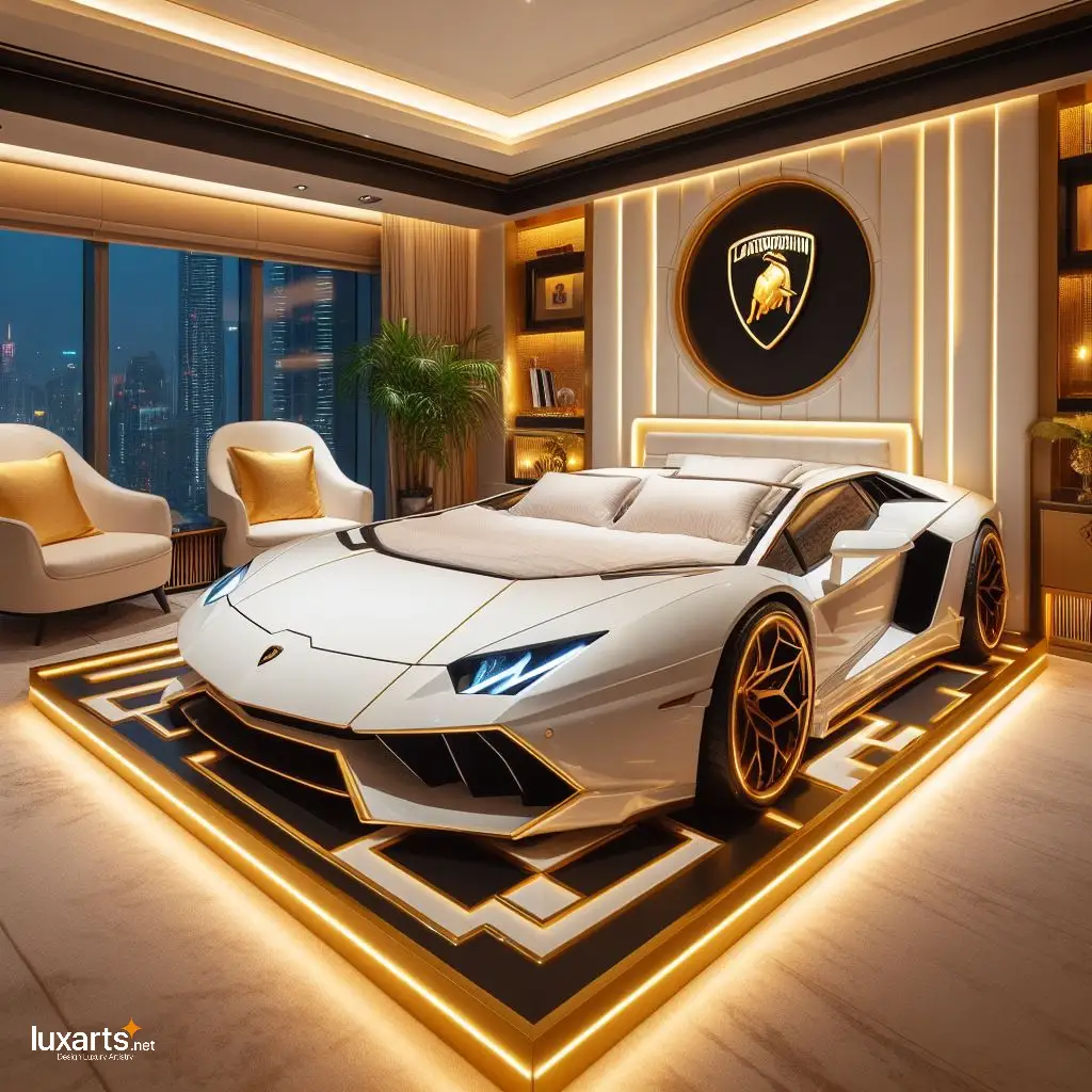 Lamborghini Car Shaped Bed: Drift into Dreamland with Exotic Style lamborghini bed 4