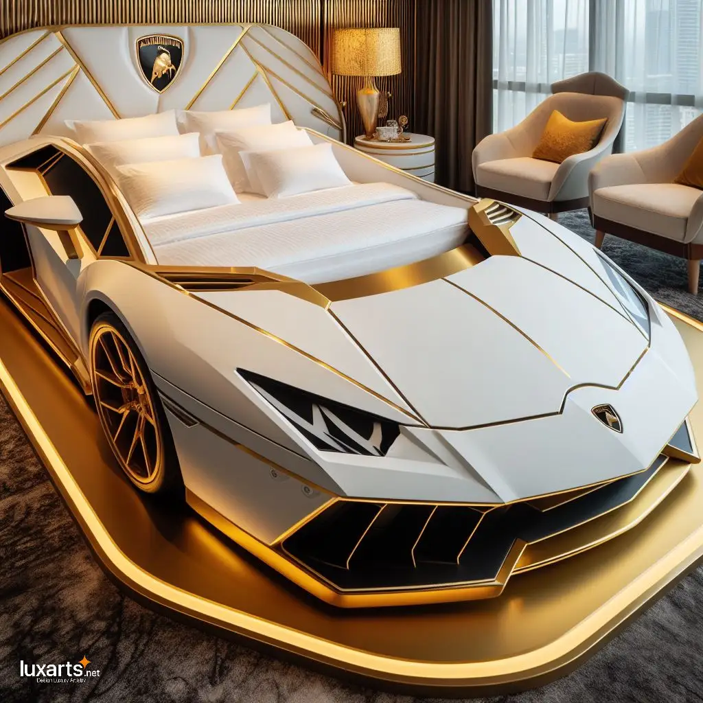 Lamborghini Car Shaped Bed: Drift into Dreamland with Exotic Style lamborghini bed 5