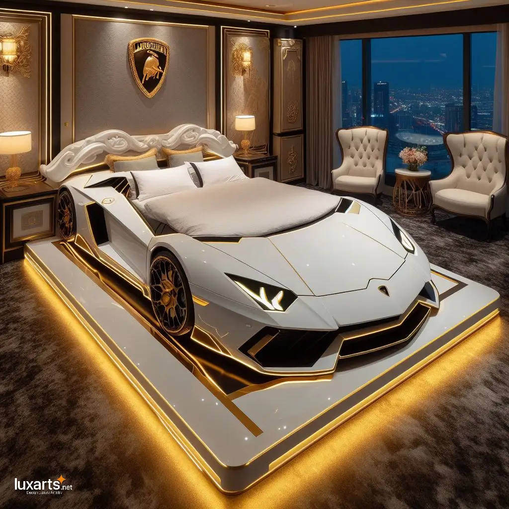 Lamborghini Car Shaped Bed: Drift into Dreamland with Exotic Style lamborghini bed 6