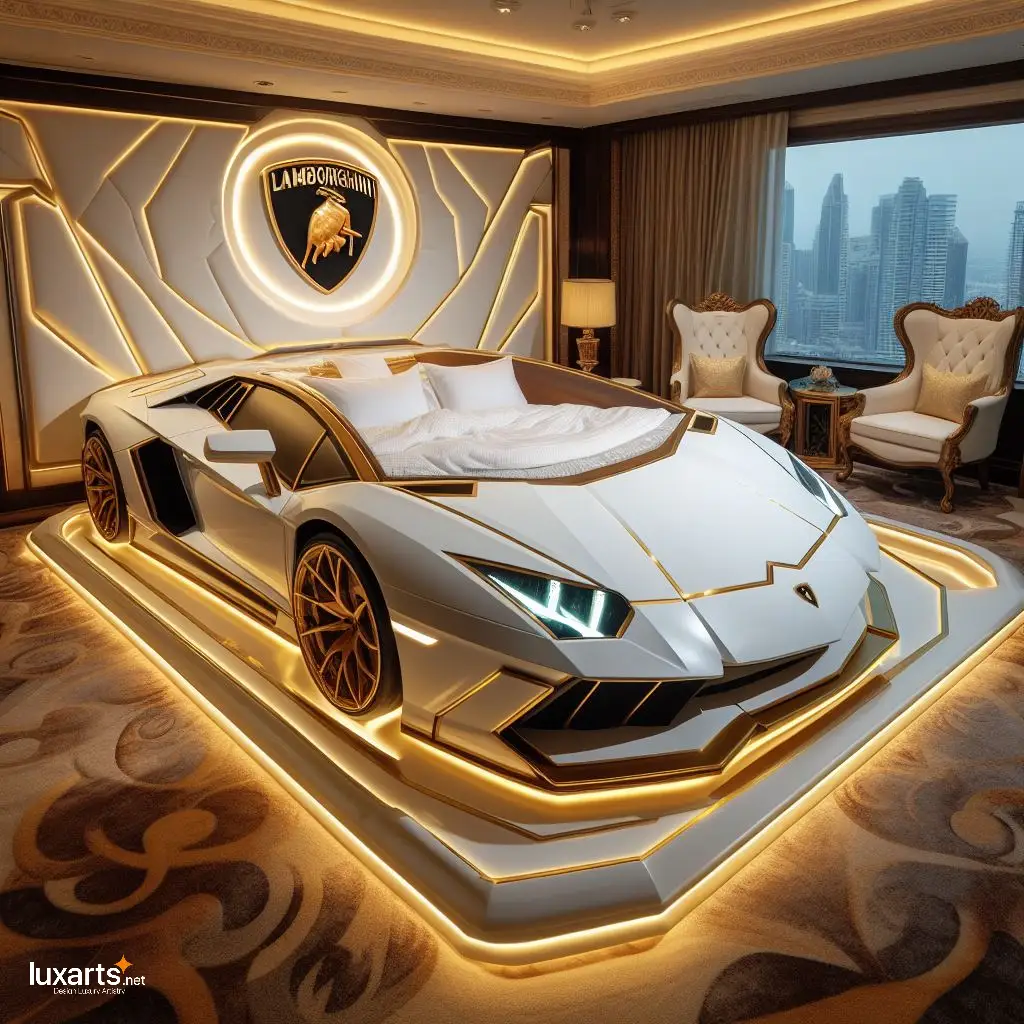 Lamborghini Car Shaped Bed: Drift into Dreamland with Exotic Style lamborghini bed 8
