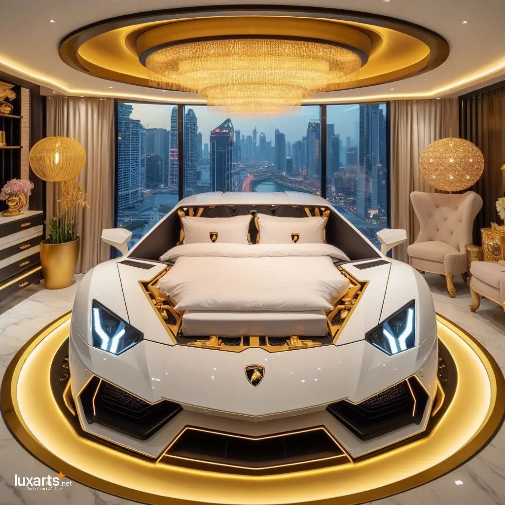 Lamborghini Car Shaped Bed: Drift into Dreamland with Exotic Style lamborghini bed 9