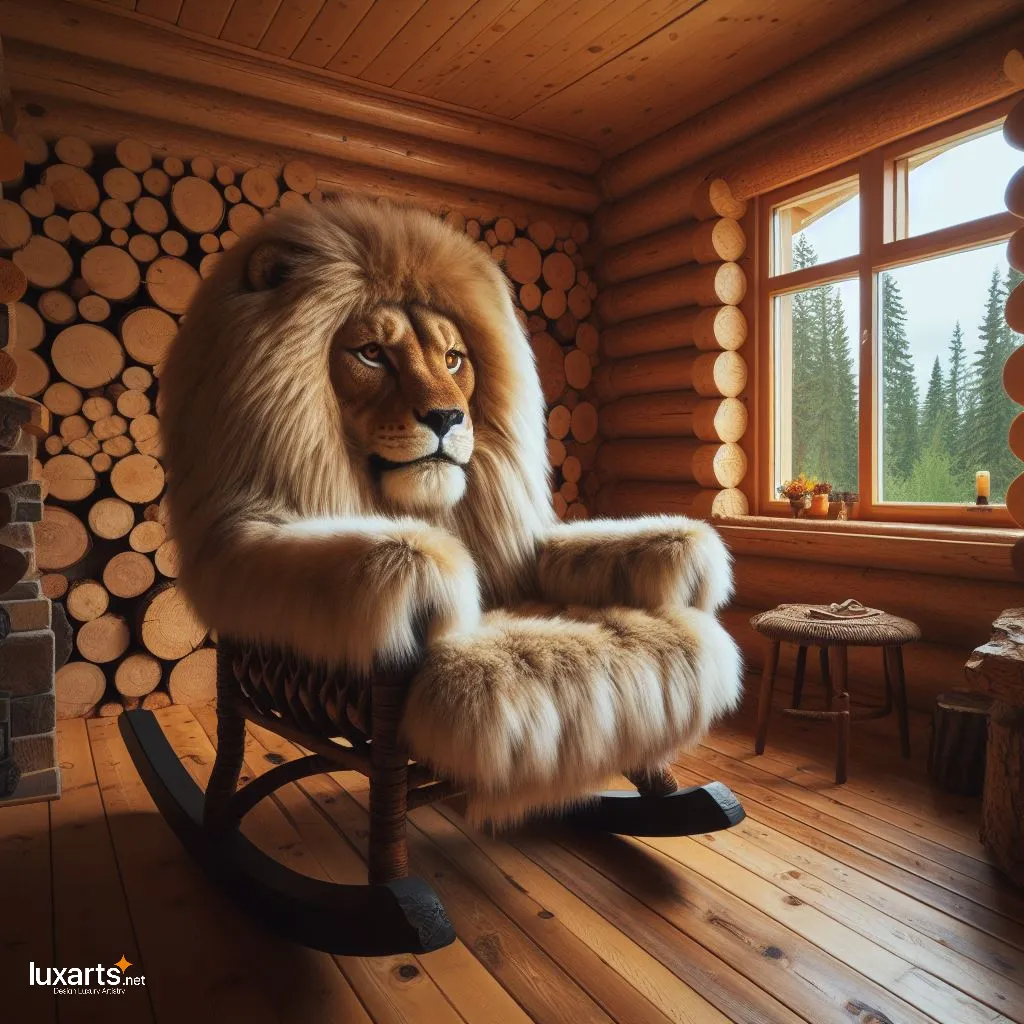 Giant Animal Shaped Rocking Chairs: Roam into Comfort with Whimsical Style luxarts animal rocking chairs 6
