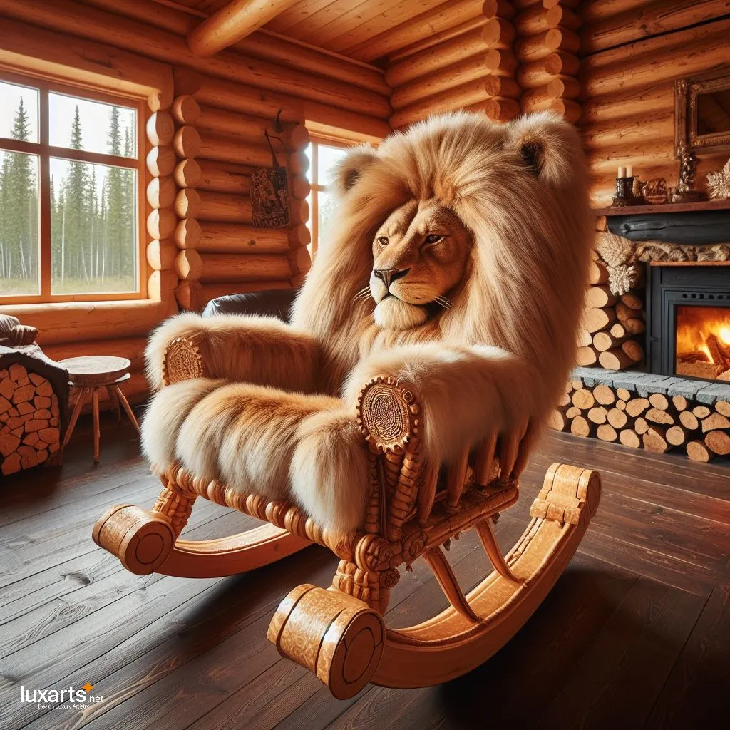 Giant Animal Shaped Rocking Chairs: Roam into Comfort with Whimsical Style luxarts animal rocking chairs 7