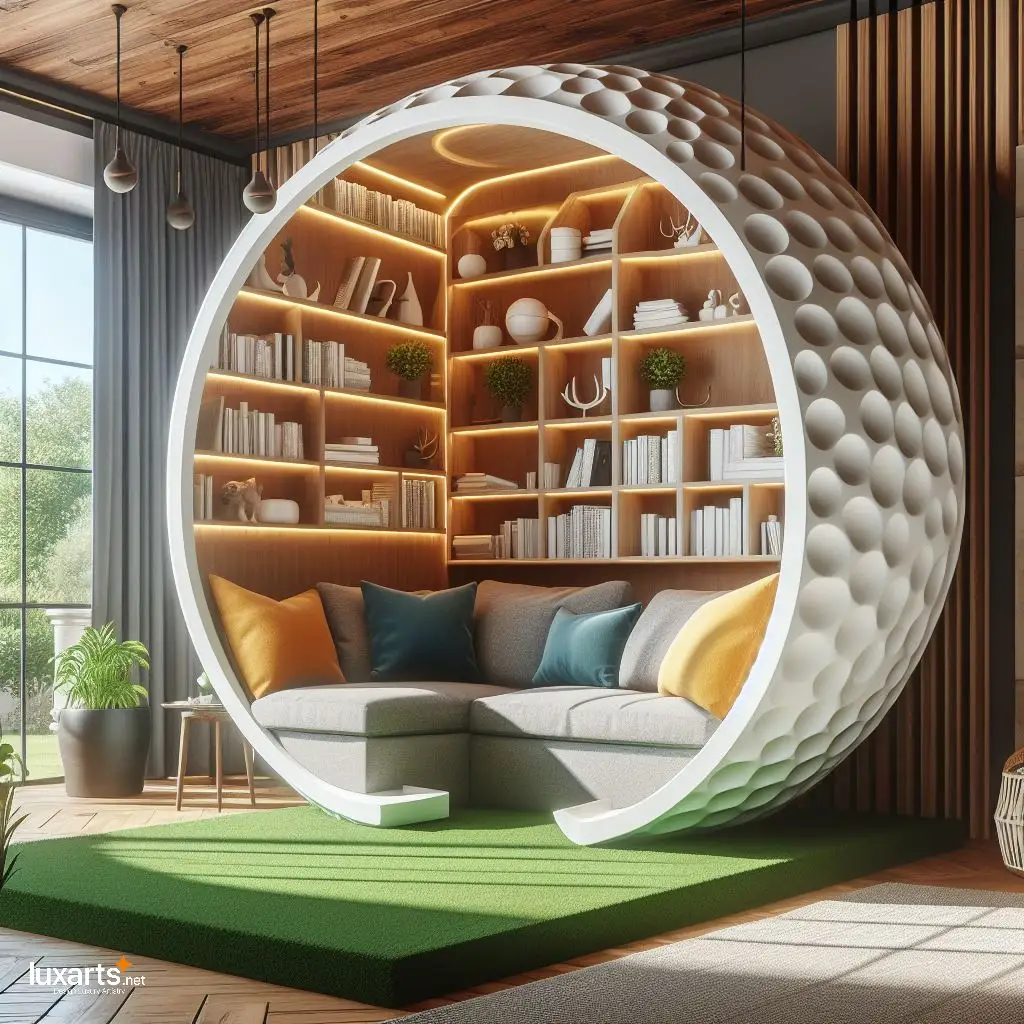 Ball Shaped Reading Nooks Dens: Roll into Literary Adventures with Cozy Comfort luxarts ball reading nooks dens 10