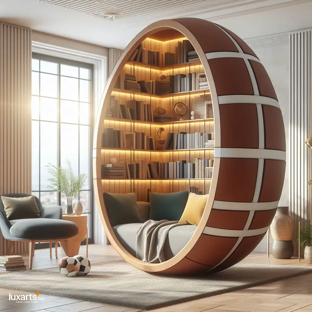 Ball Shaped Reading Nooks Dens: Roll into Literary Adventures with Cozy Comfort luxarts ball reading nooks dens 6