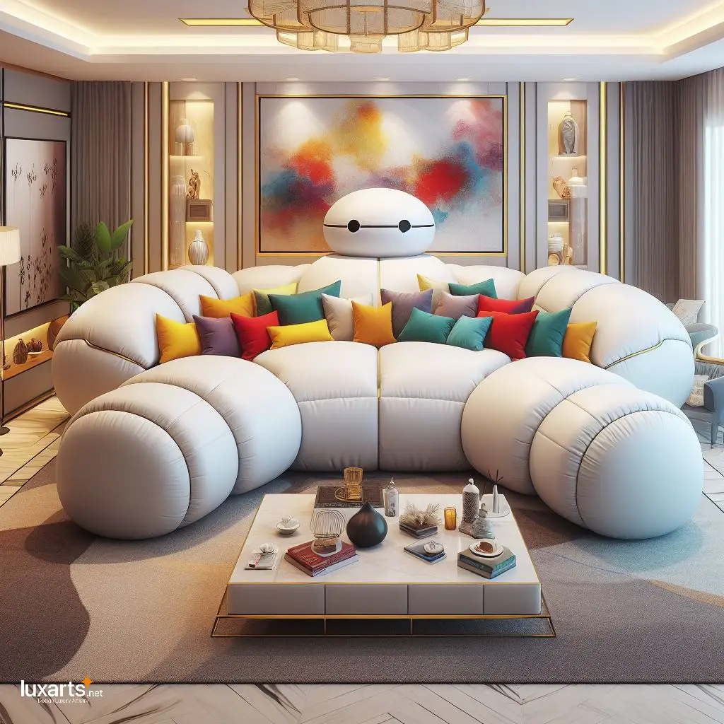 Baymax Shaped Sofa: Relax in Big Hero Style and Comfort luxarts baymax sofa 6