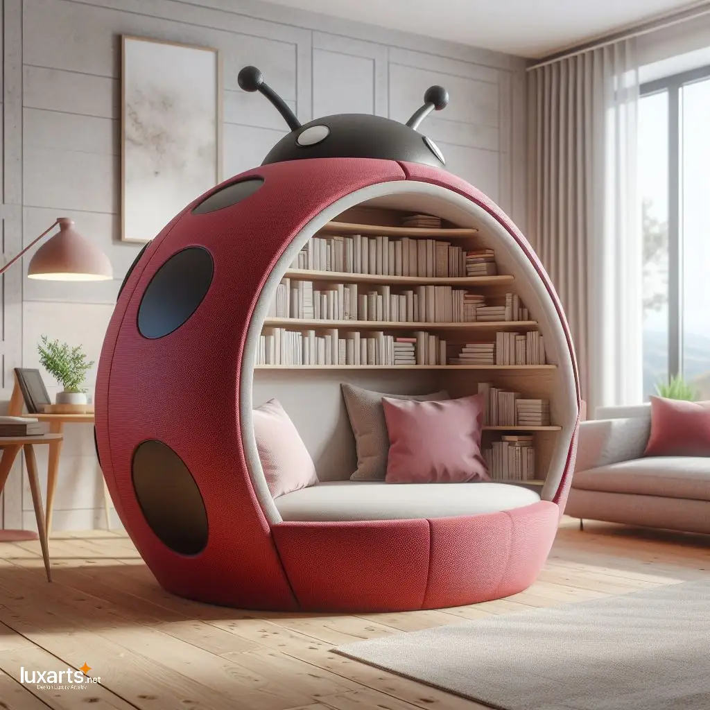 Bug Shaped Reading Nooks Dens Crawl into Reading Adventures with Creature Comforts luxarts bug reading nook dens 1