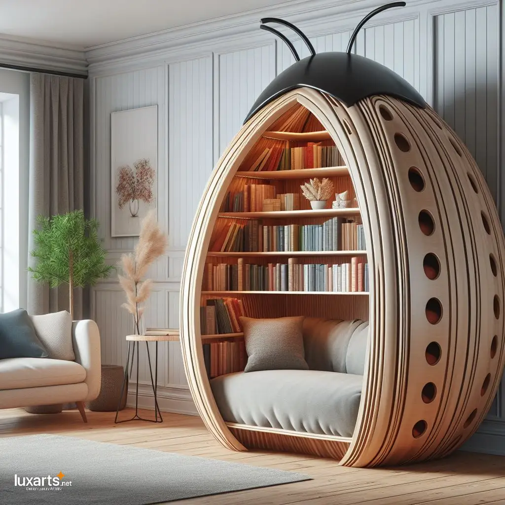 Bug Shaped Reading Nooks Dens Crawl into Reading Adventures with Creature Comforts luxarts bug reading nook dens 2