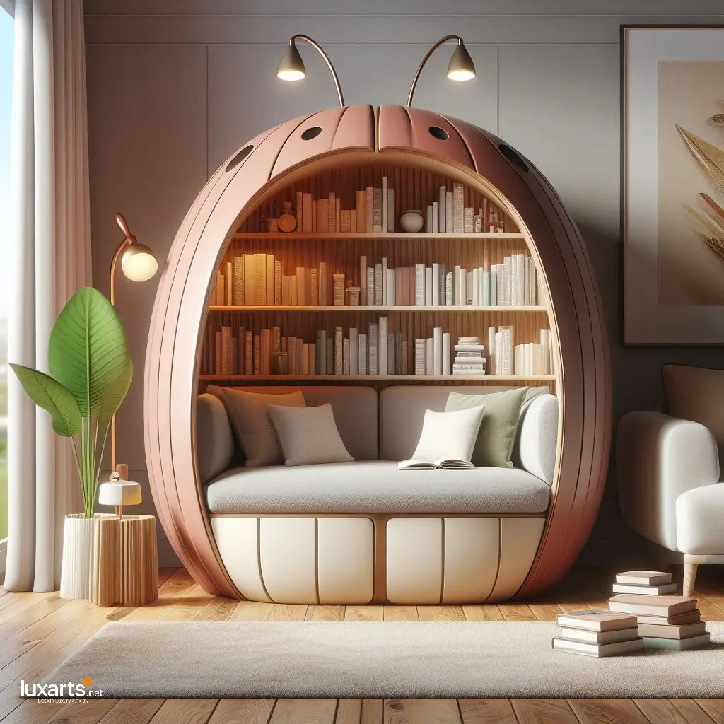 Bug Shaped Reading Nooks Dens Crawl into Reading Adventures with Creature Comforts luxarts bug reading nook dens 3