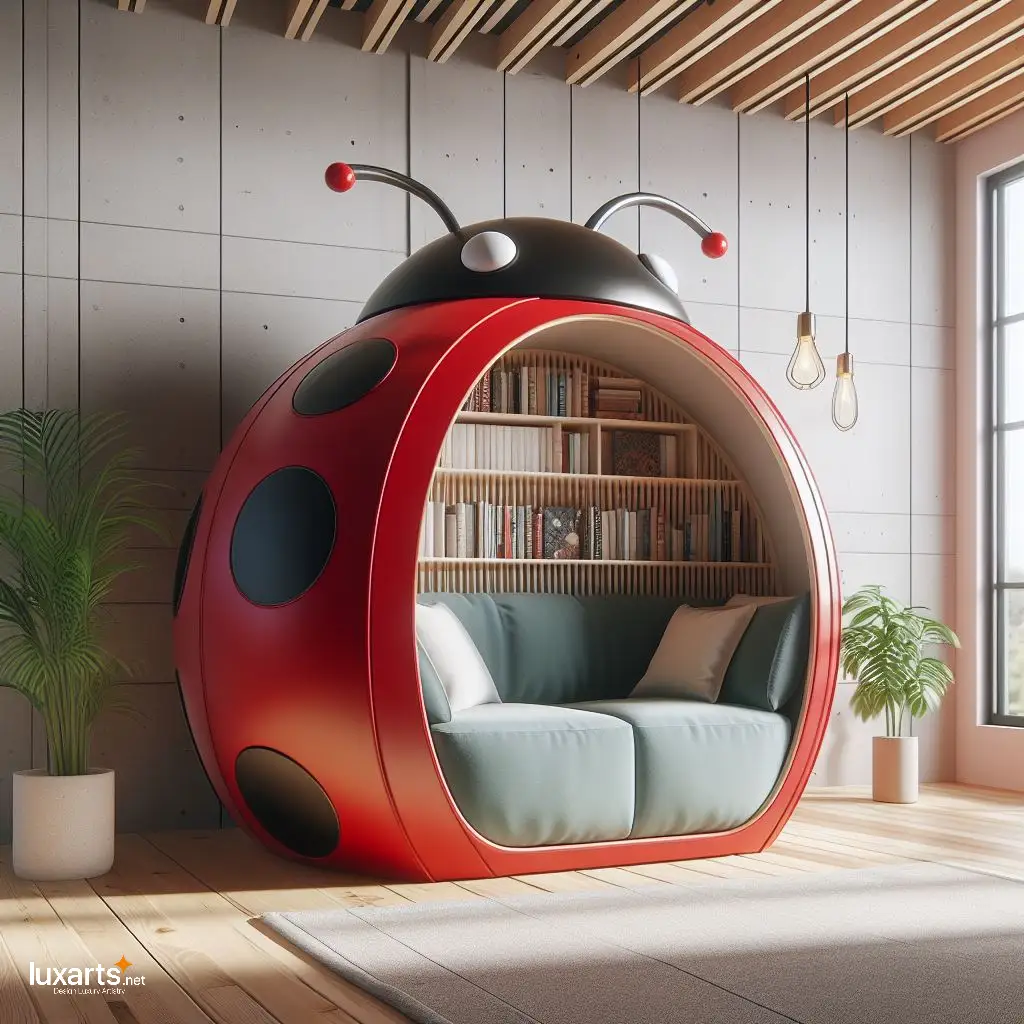 Bug Shaped Reading Nooks Dens Crawl into Reading Adventures with Creature Comforts luxarts bug reading nook dens 6