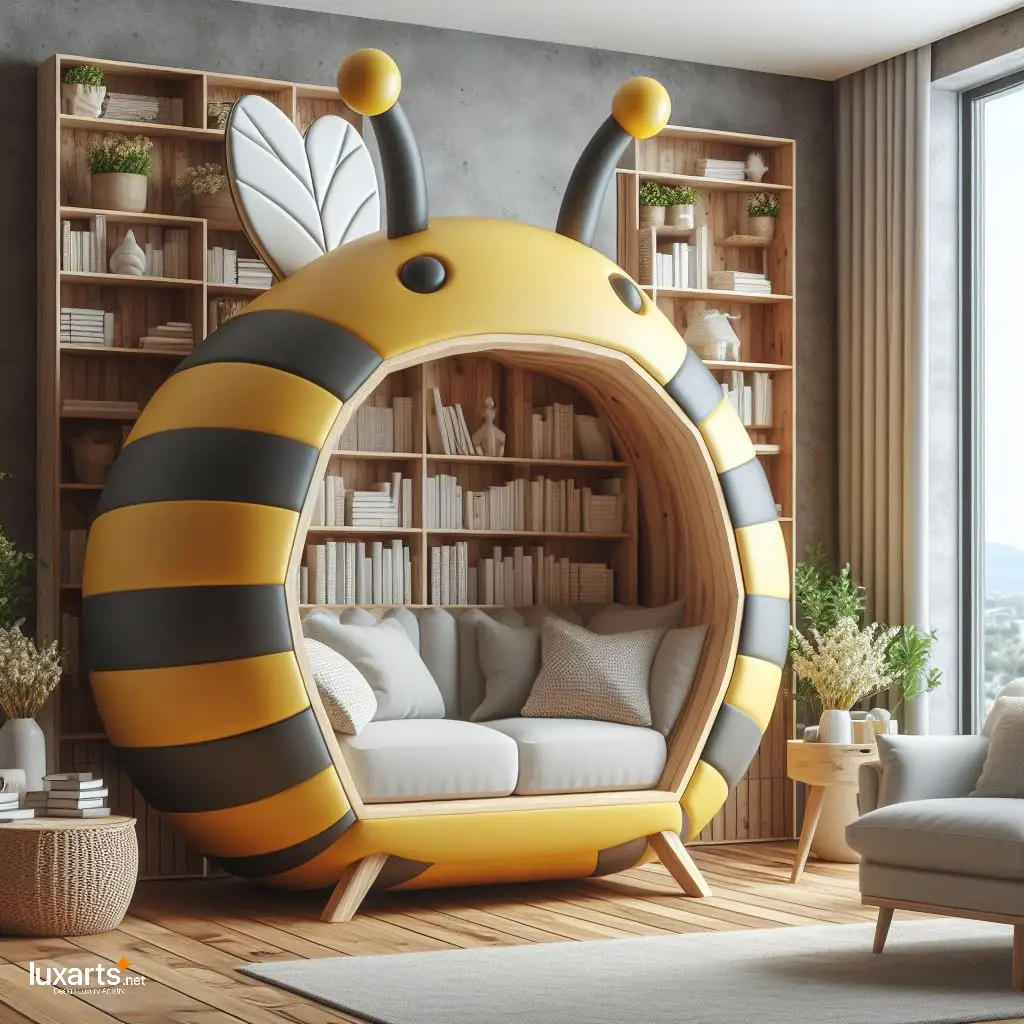 Bug Shaped Reading Nooks Dens Crawl into Reading Adventures with Creature Comforts luxarts bug reading nook dens 9