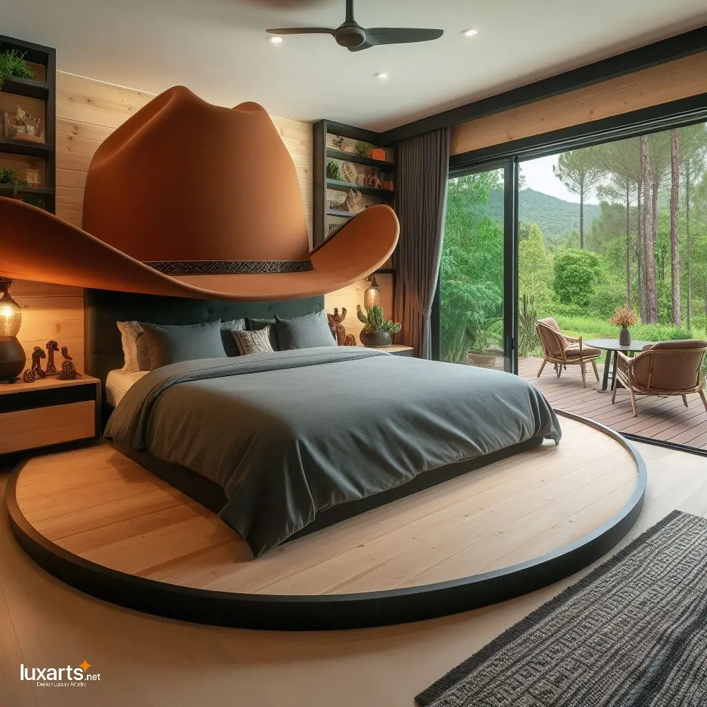 Cowboy Hat Shaped Beds: Sleep in Western Style Comfort luxarts cowboy hat beds 9