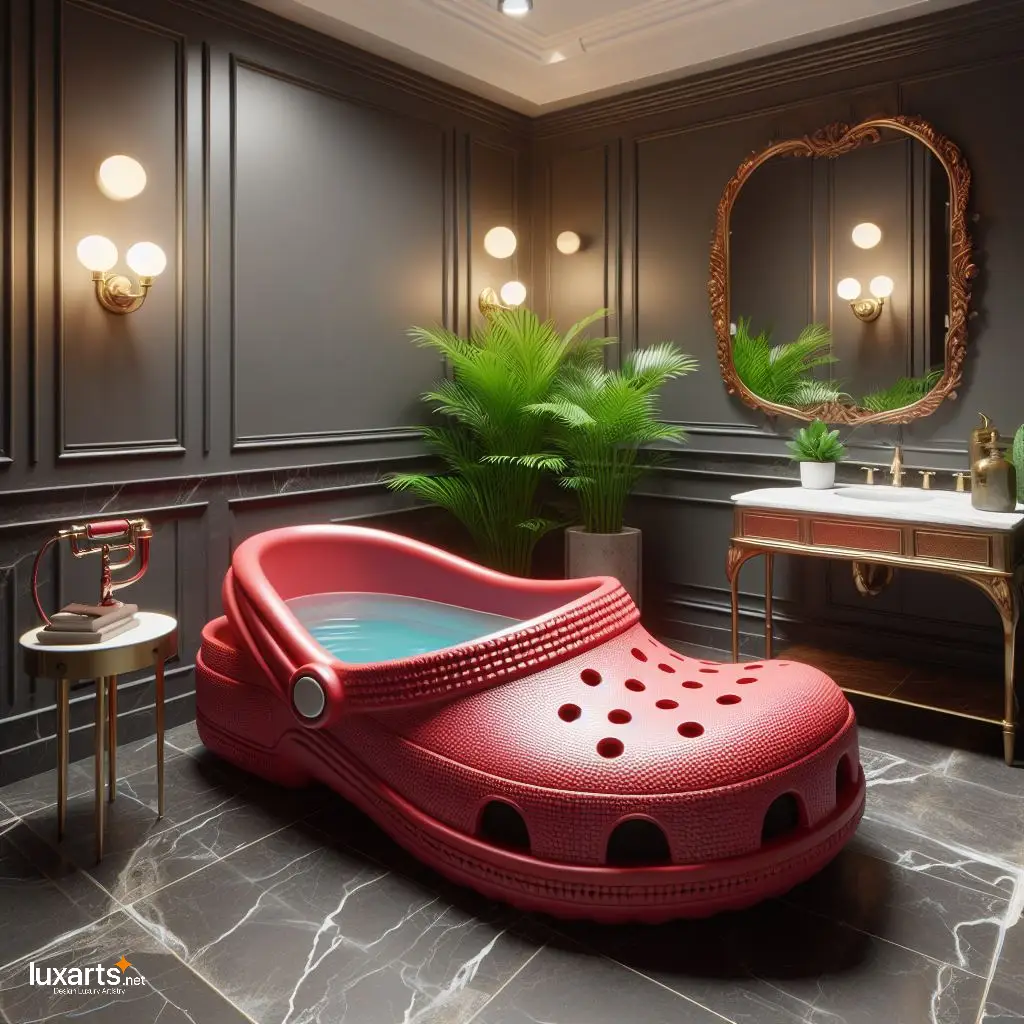 Crocs Slipper Bathtub: Soak in Comfort with Unique Style luxarts crocs slipper bathtub 8