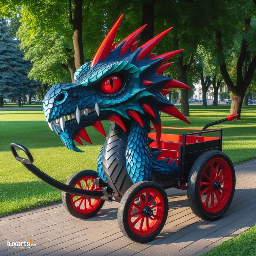 Dragon Wagons: Embark on Mythical Adventures with Whimsical Style luxarts dragon wagons 1