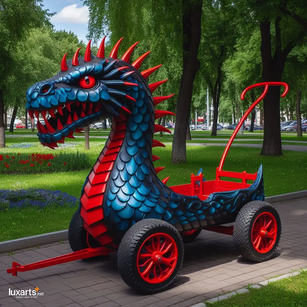 Dragon Wagons: Embark on Mythical Adventures with Whimsical Style luxarts dragon wagons 12
