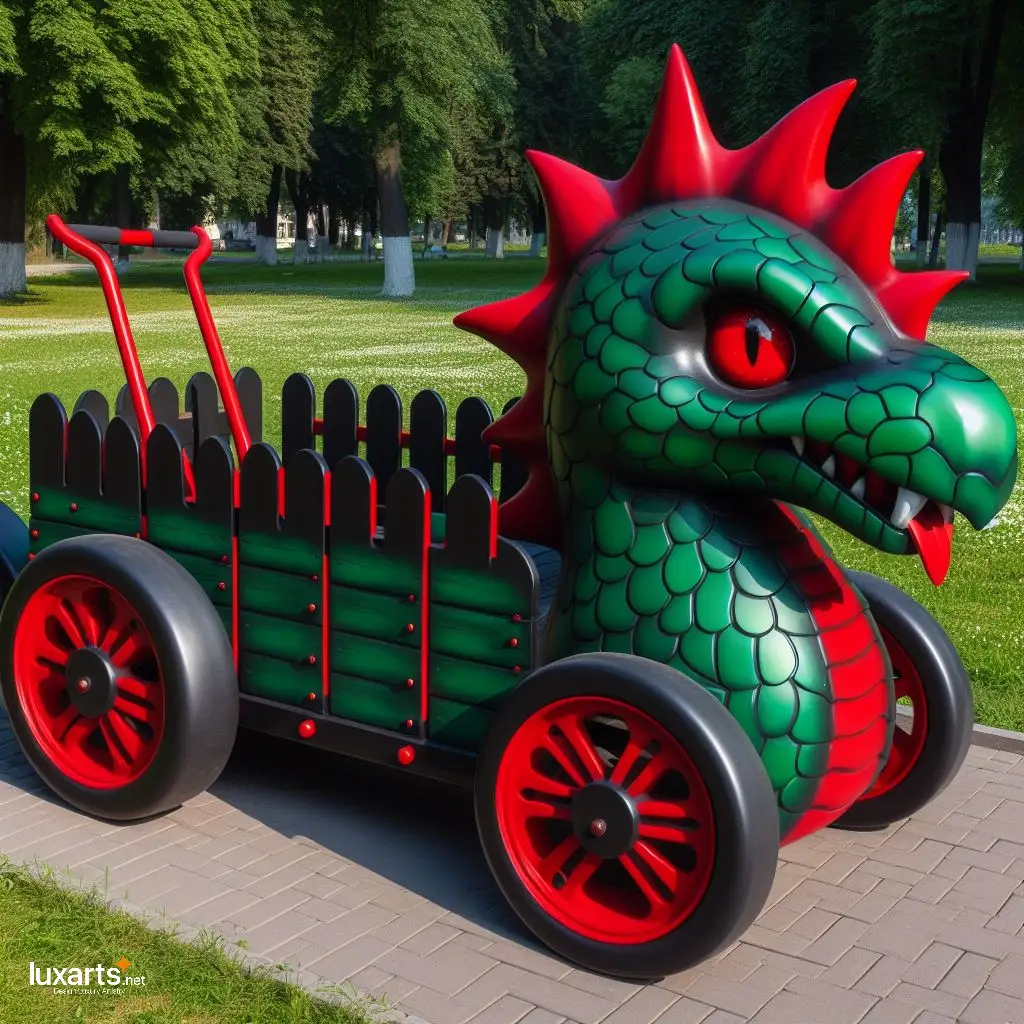 Dragon Wagons: Embark on Mythical Adventures with Whimsical Style luxarts dragon wagons 13