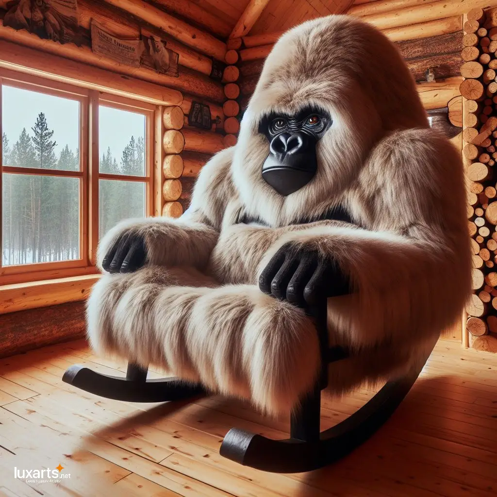 Gorilla Shaped Rocking Chairs: Swing into Jungle Comfort with Primal Style luxarts gorilla shaped rocking chairs 10