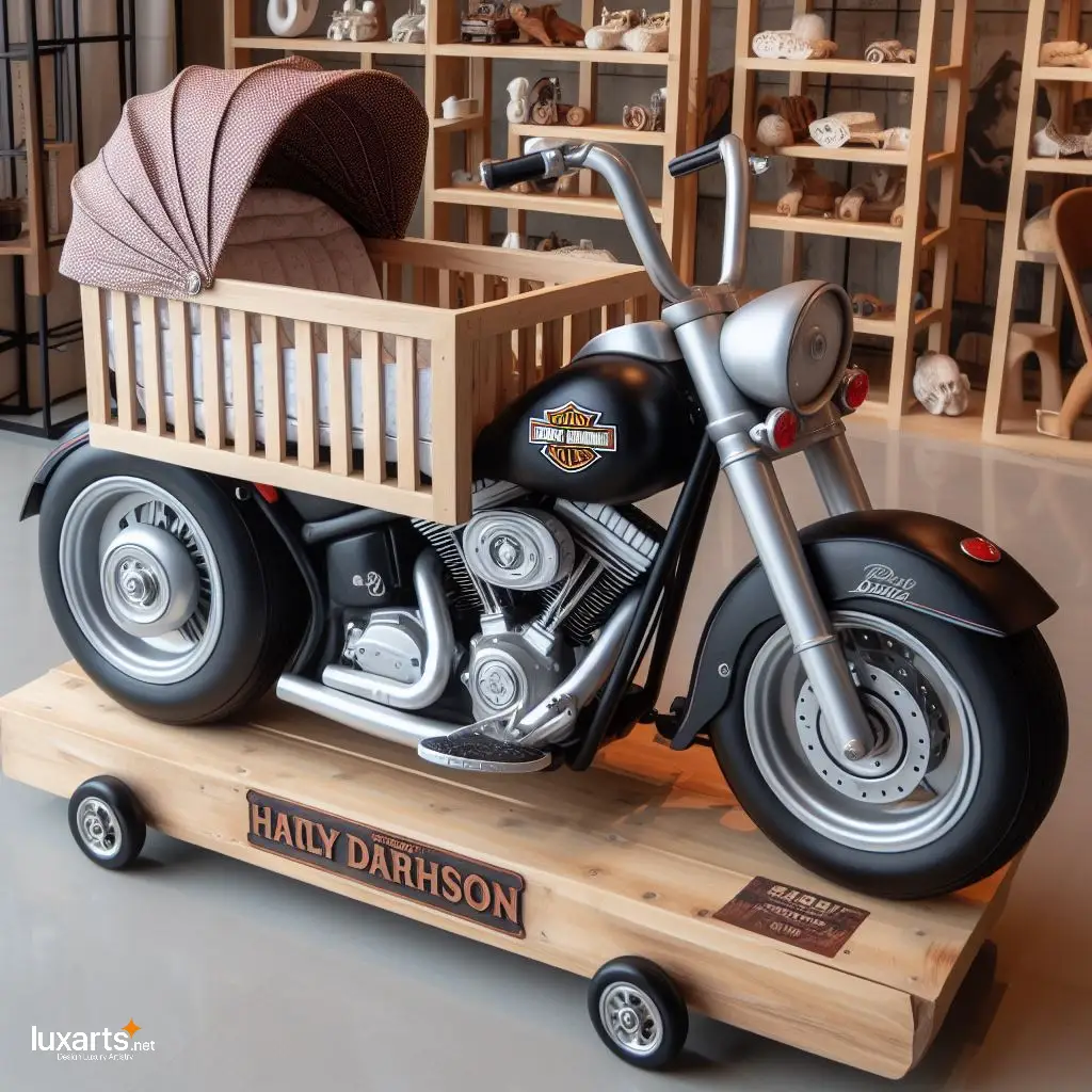 Harley Davidson Crib: Born to Ride in Style from the Start luxarts harley davidson crib 1