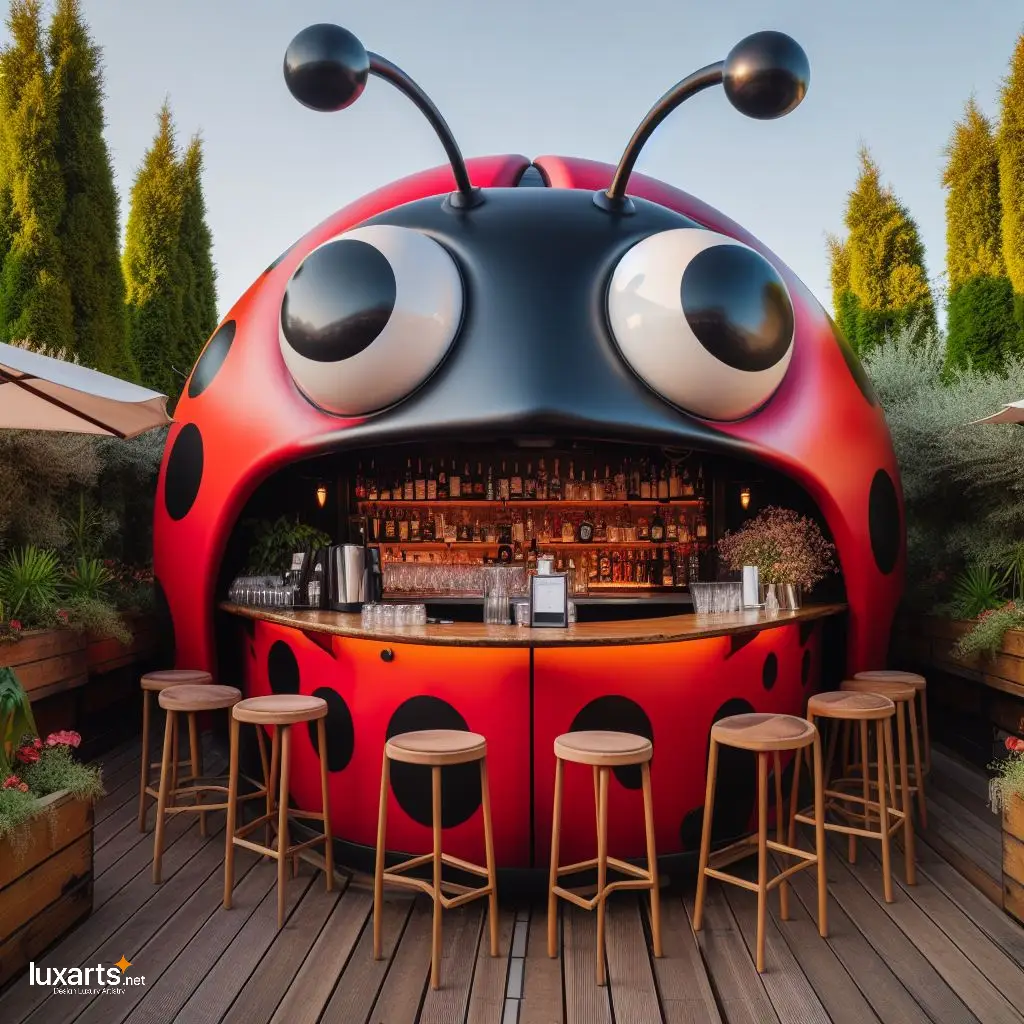 Insect Shaped Garden Bar: Buzz into Outdoor Entertainment with Whimsical Charm luxarts insect shaped garden bar 1