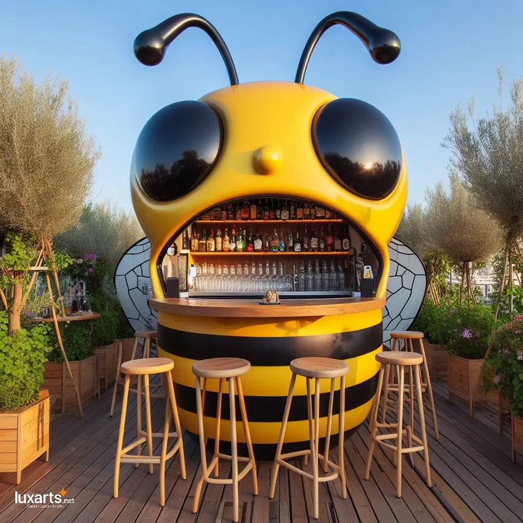 Insect Shaped Garden Bar: Buzz into Outdoor Entertainment with Whimsical Charm luxarts insect shaped garden bar 2