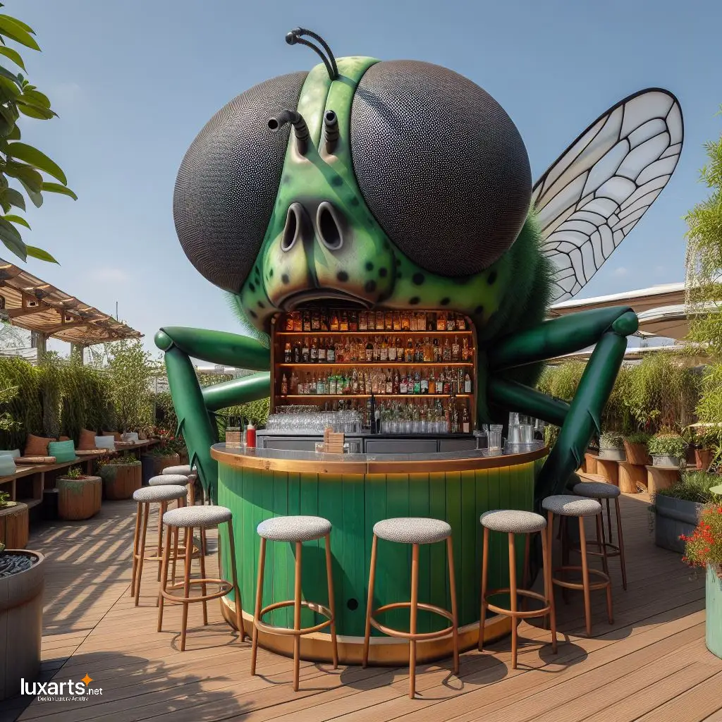 Insect Shaped Garden Bar: Buzz into Outdoor Entertainment with Whimsical Charm luxarts insect shaped garden bar 4