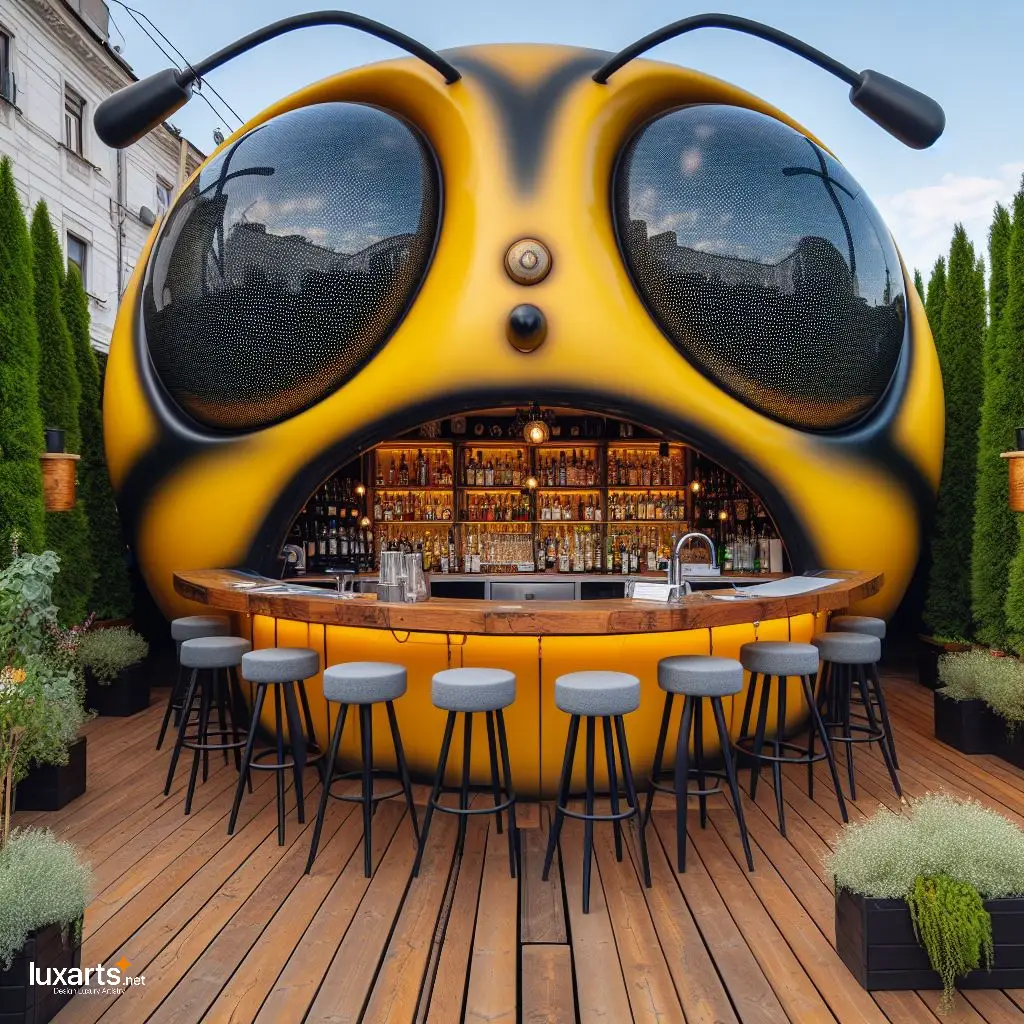 Insect Shaped Garden Bar: Buzz into Outdoor Entertainment with Whimsical Charm luxarts insect shaped garden bar 7