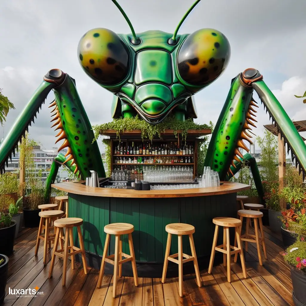 Insect Shaped Garden Bar: Buzz into Outdoor Entertainment with Whimsical Charm luxarts insect shaped garden bar 9