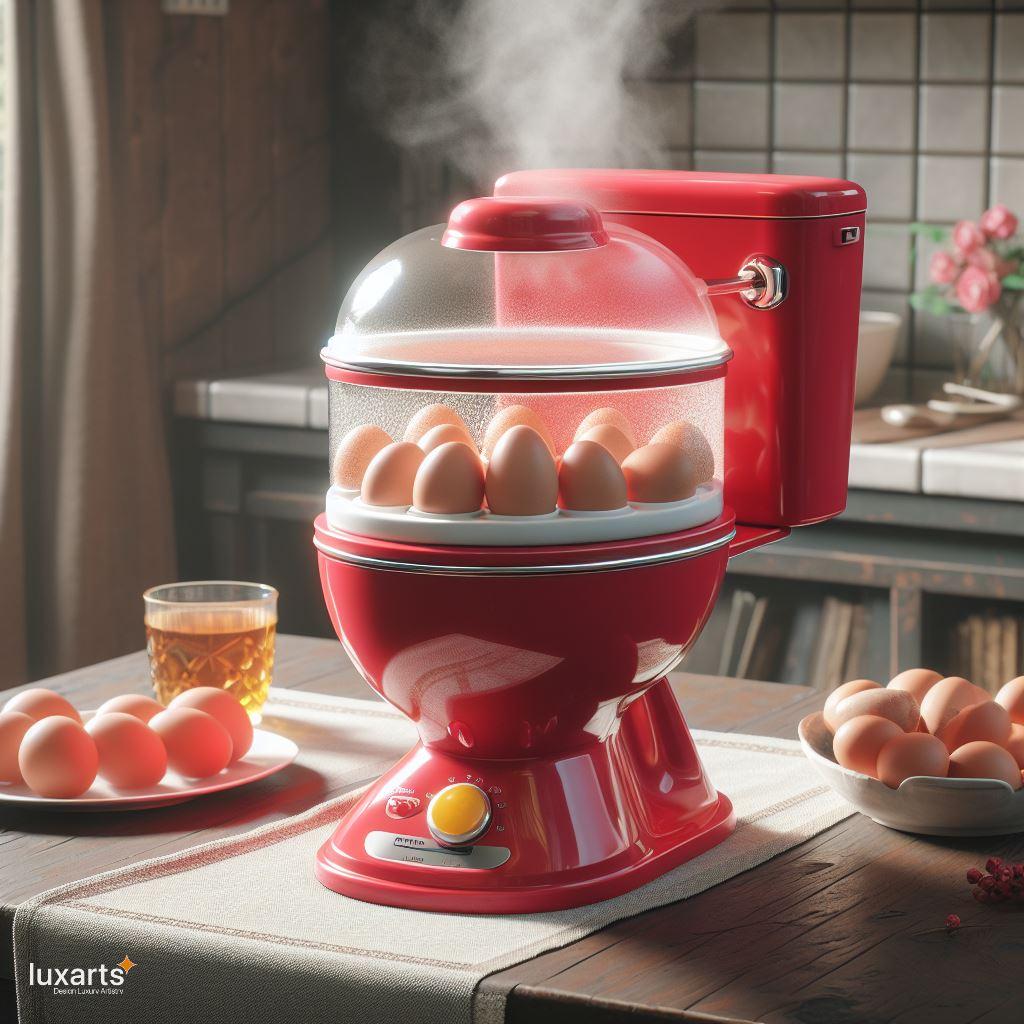 Egg-ceptional Breakfasts: Toilet-Inspired Egg Cooker for Quirky Kitchen Fun luxarts toilet inspired egg cooker 4