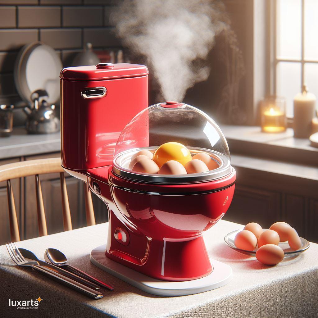 Egg-ceptional Breakfasts: Toilet-Inspired Egg Cooker for Quirky Kitchen Fun luxarts toilet inspired egg cooker 5