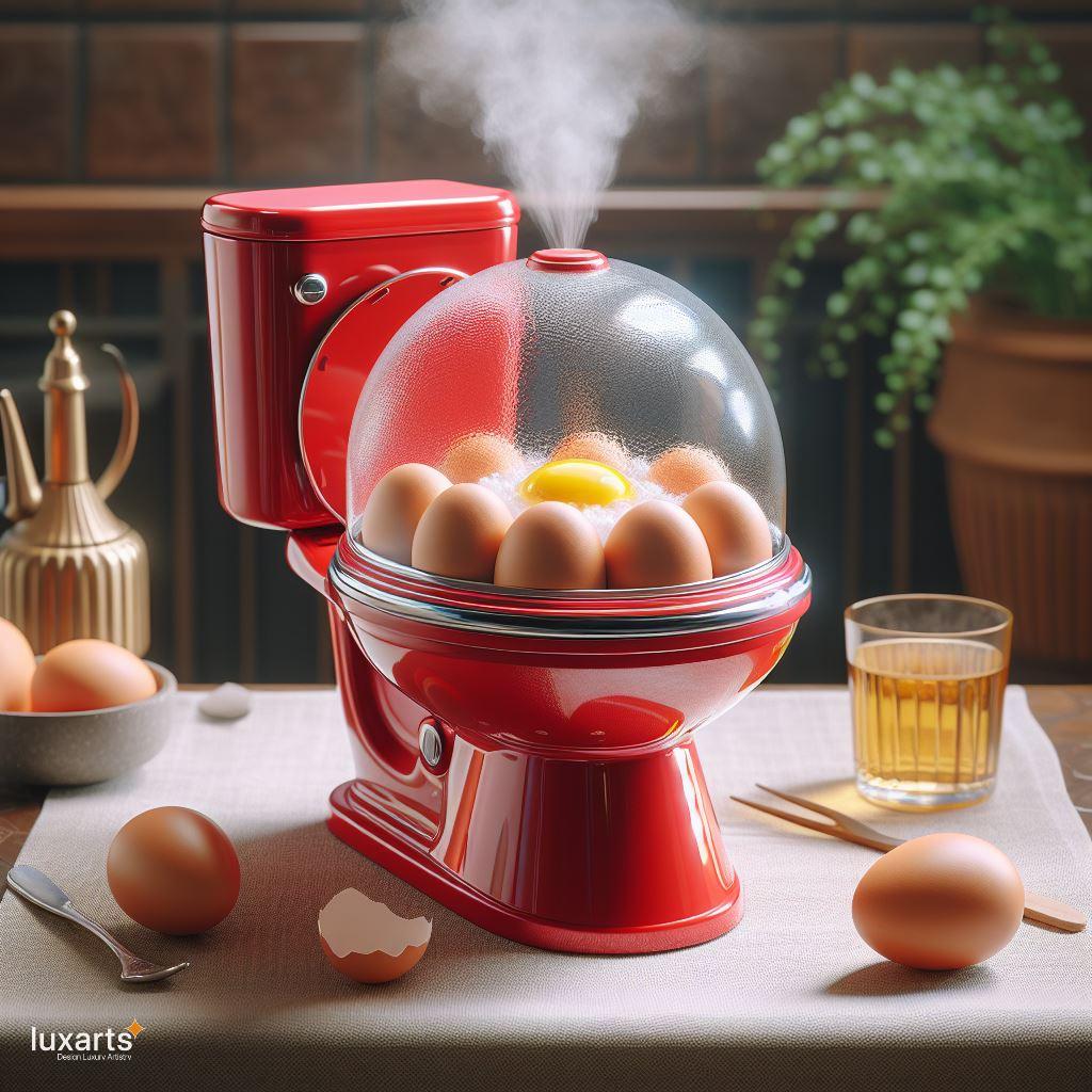 Egg-ceptional Breakfasts: Toilet-Inspired Egg Cooker for Quirky Kitchen Fun luxarts toilet inspired egg cooker 6