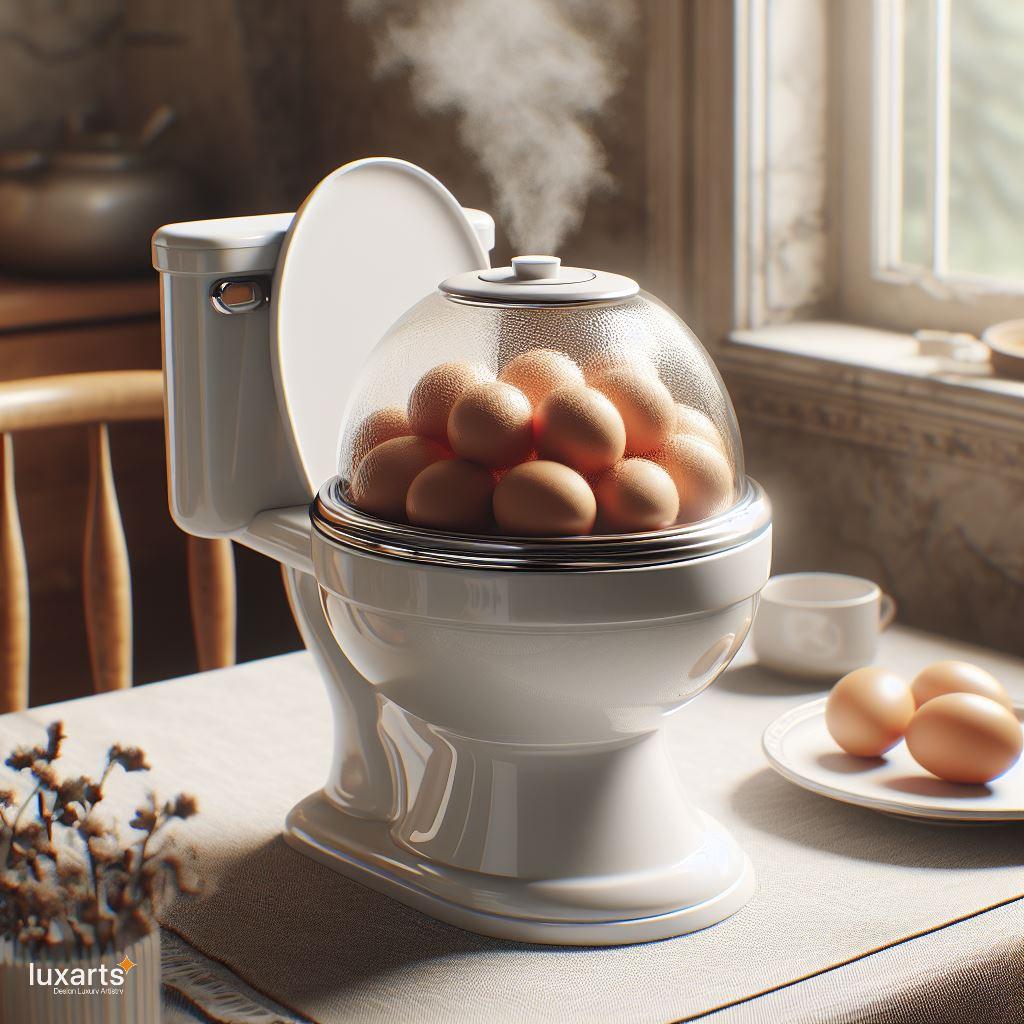 Egg-ceptional Breakfasts: Toilet-Inspired Egg Cooker for Quirky Kitchen Fun luxarts toilet inspired egg cooker 7