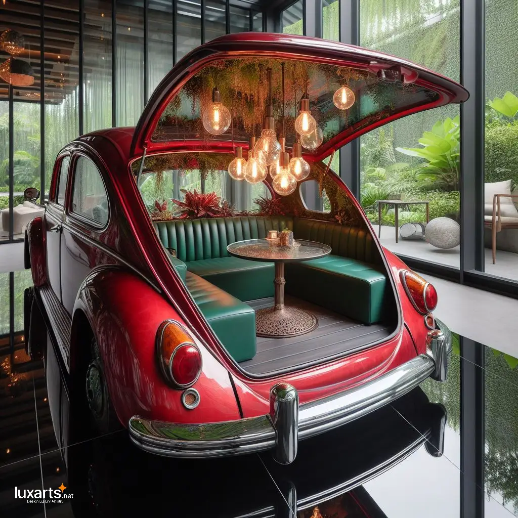 Transforming Home Hospitality: Volkswagen Bus-inspired Guest Lounge luxarts volkswagen bus inspired guest lounge 10