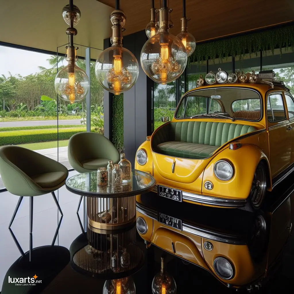 Transforming Home Hospitality: Volkswagen Bus-inspired Guest Lounge luxarts volkswagen bus inspired guest lounge 5