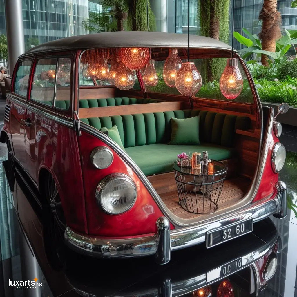 Transforming Home Hospitality: Volkswagen Bus-inspired Guest Lounge luxarts volkswagen bus inspired guest lounge 6