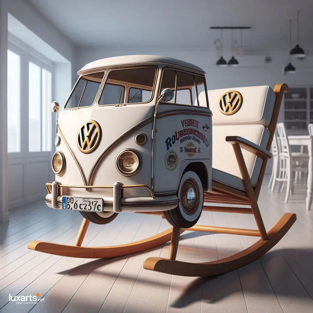 Volkswagen Bus Rocking Chair: Cruise into Comfort with Retro Style ...