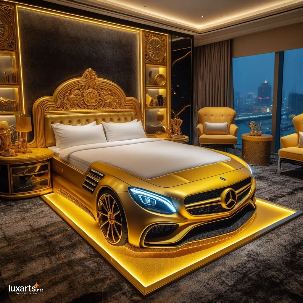 Mercedes-Benz Car Shaped Bed: Drive into Dreamland with Luxury and Style mercedes benz car bed 9