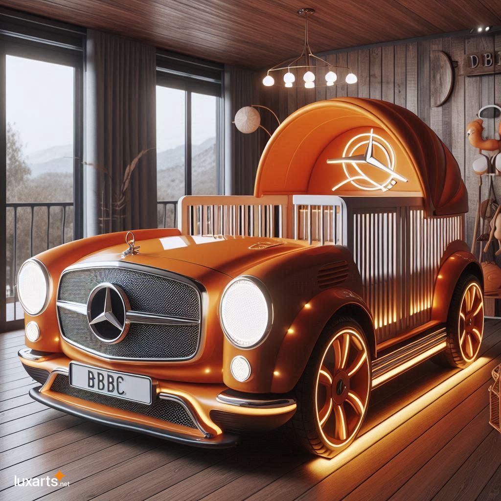Sleek Design, Unparalleled Comfort: The Mercedes-Inspired Crib for Your Precious Child mercedes inspired baby crib 1