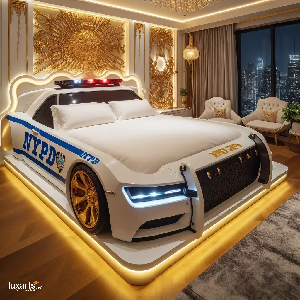 Police Cars NYPD Shaped Bed: Rev Up Your Dreams with Law Enforcement Style police cars nypd shaped bed 1