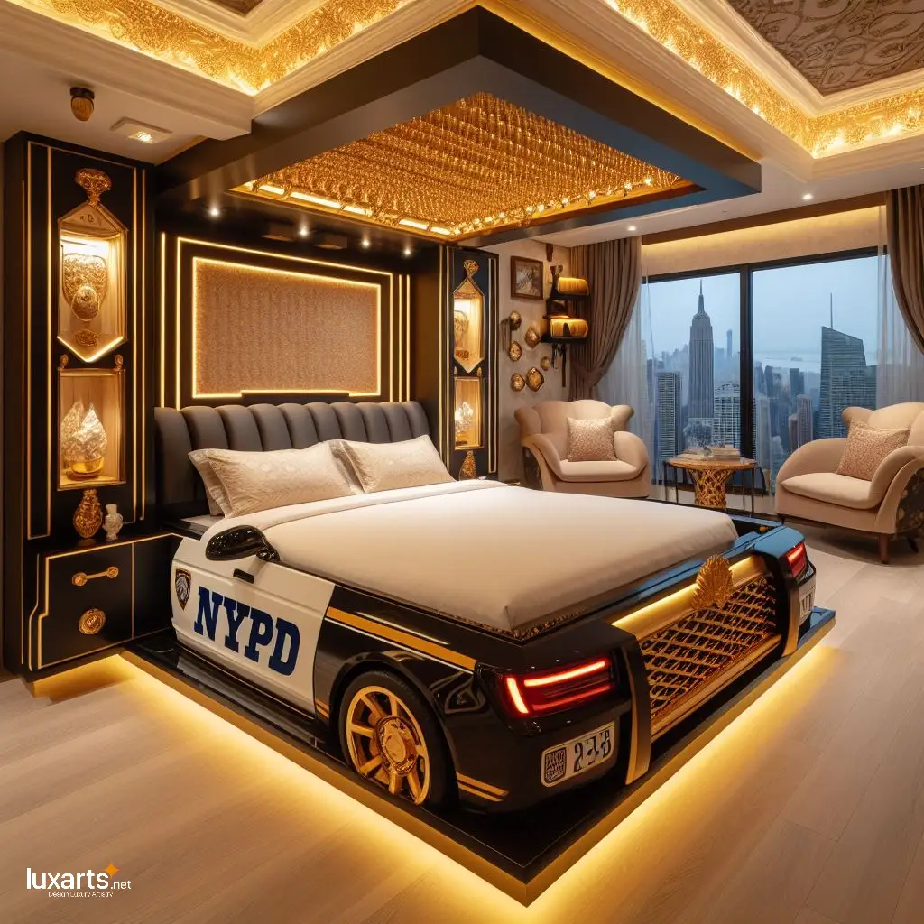 Police Cars NYPD Shaped Bed: Rev Up Your Dreams with Law Enforcement Style police cars nypd shaped bed 10
