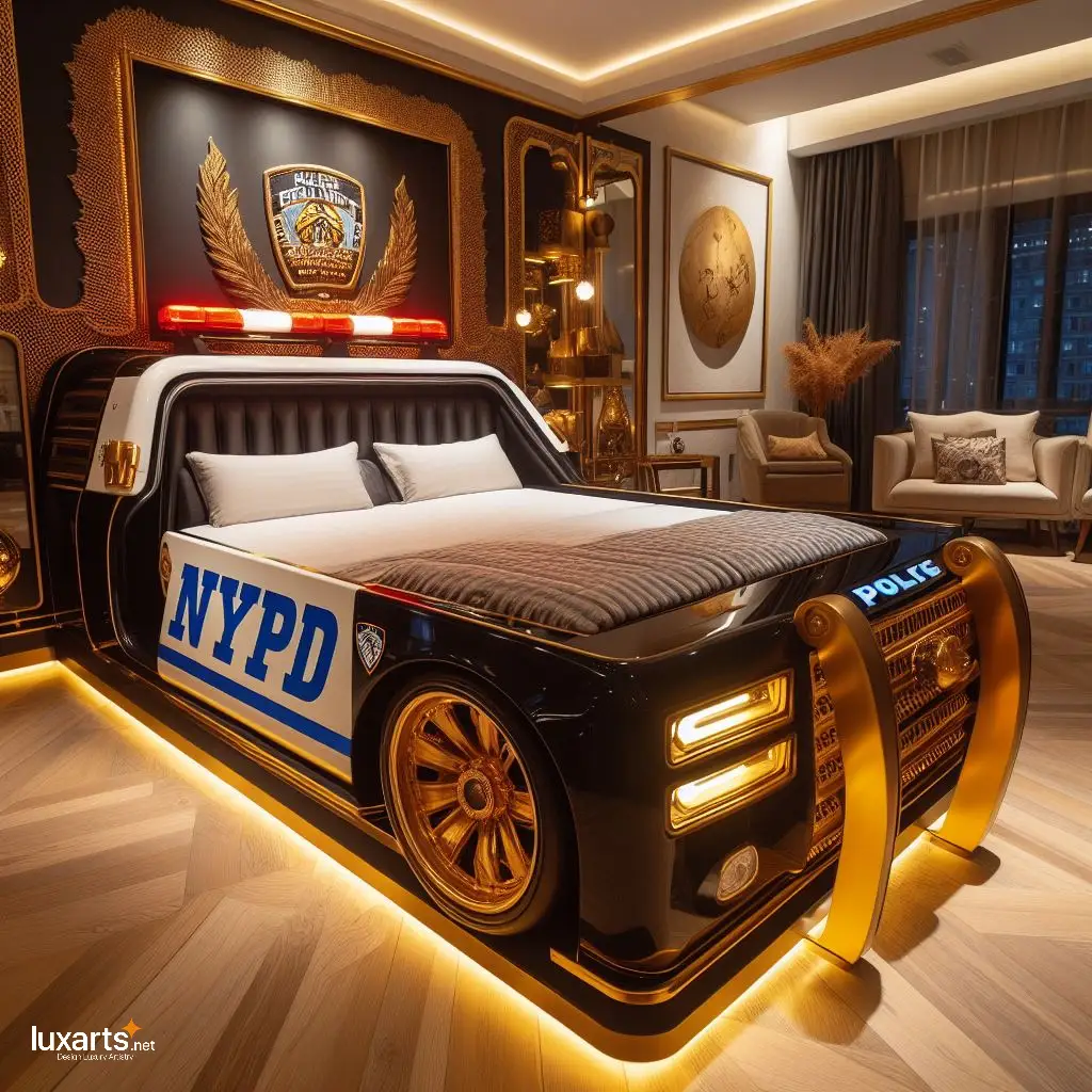 Police Cars NYPD Shaped Bed: Rev Up Your Dreams with Law Enforcement Style police cars nypd shaped bed 2