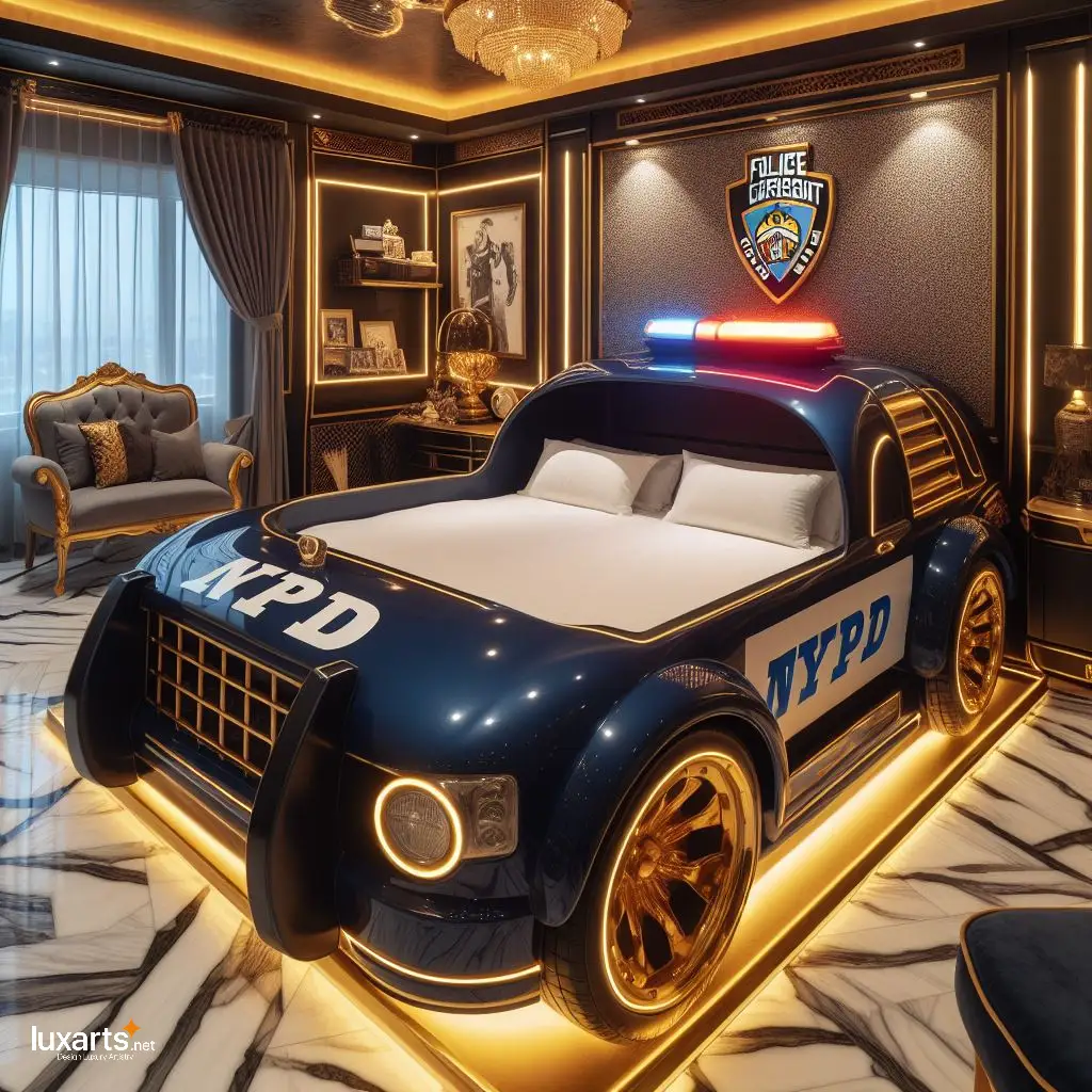 Police Cars NYPD Shaped Bed: Rev Up Your Dreams with Law Enforcement Style police cars nypd shaped bed 3