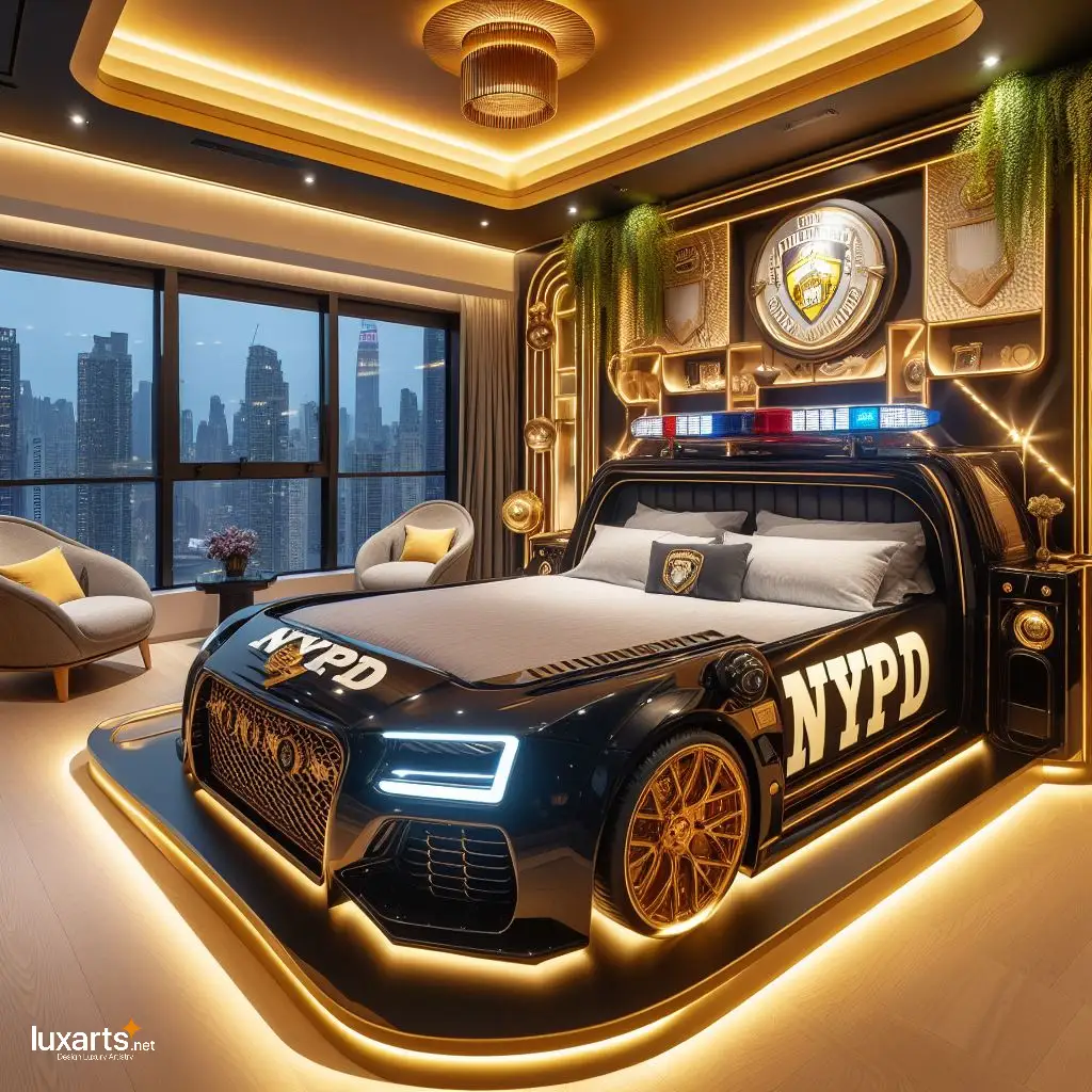 Police Cars NYPD Shaped Bed: Rev Up Your Dreams with Law Enforcement Style police cars nypd shaped bed 4