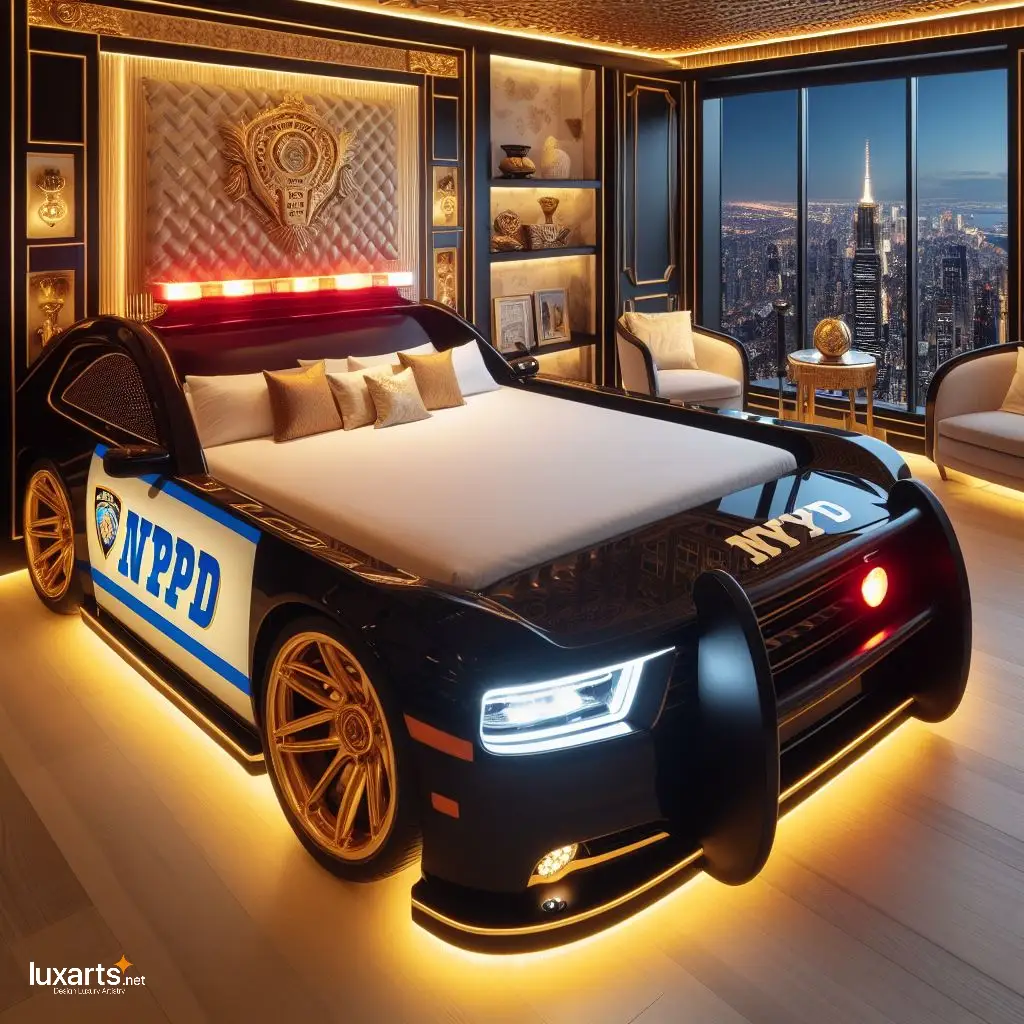 Police Cars NYPD Shaped Bed: Rev Up Your Dreams with Law Enforcement Style police cars nypd shaped bed 5