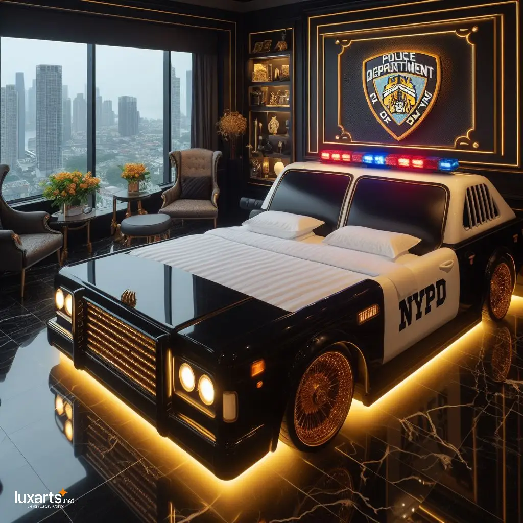 Police Cars NYPD Shaped Bed: Rev Up Your Dreams with Law Enforcement Style police cars nypd shaped bed 6